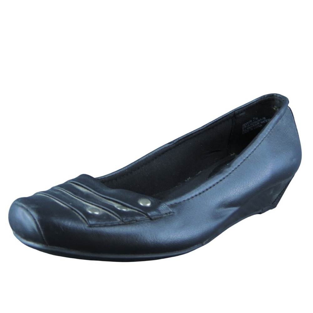 YUU Renner Women Pump Heel Shoes‎ Black Synthetic Size 7 Medium